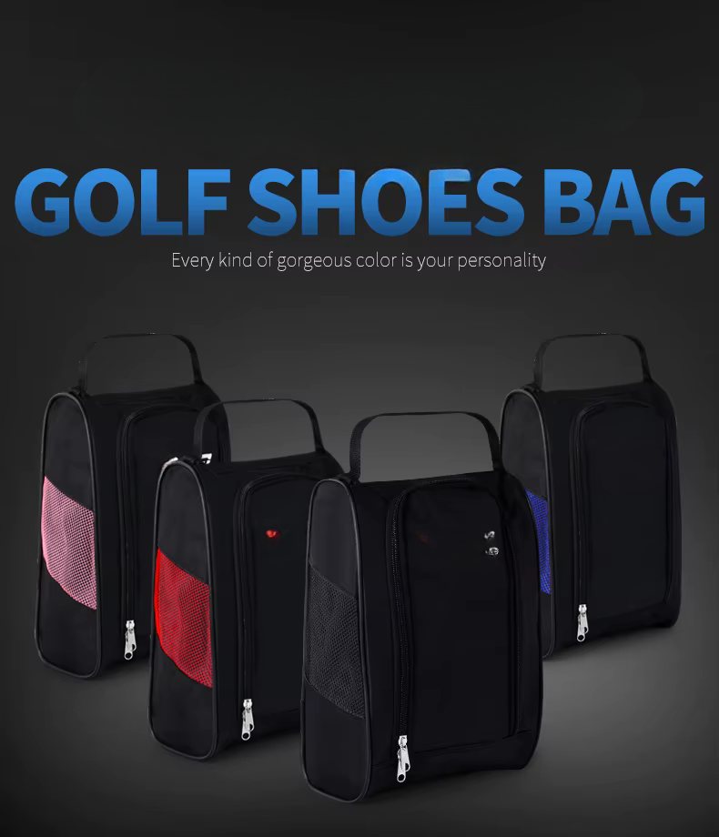 WanderS Custom Colorful Nylon Golf Shoe Bag by WanderS