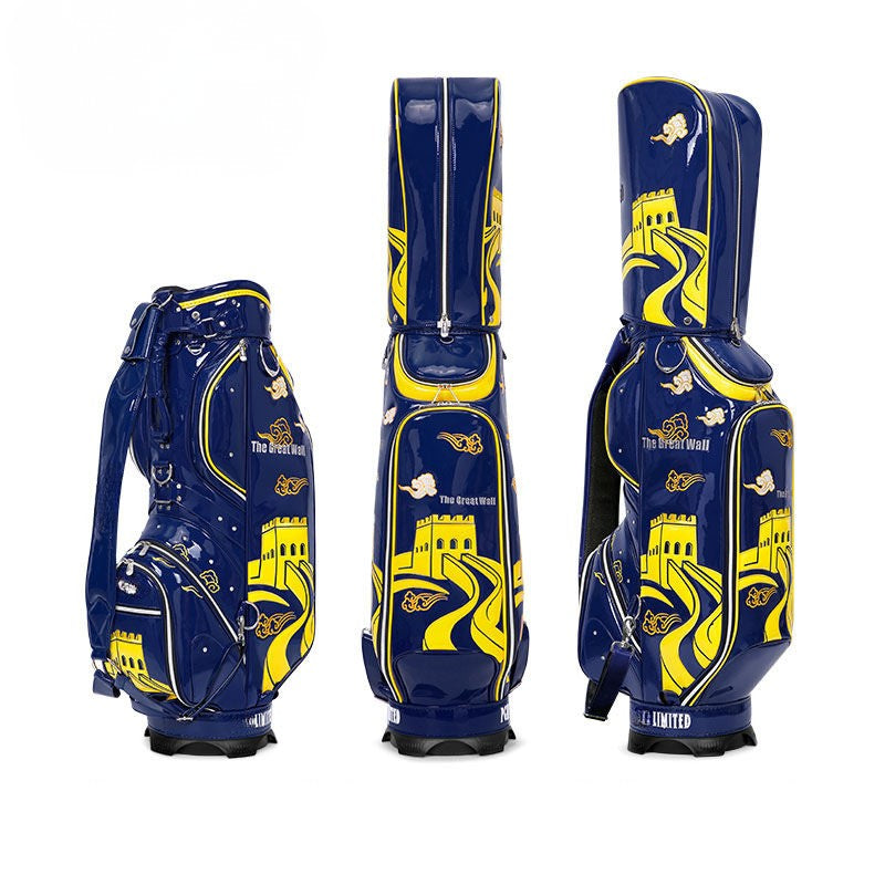 WanderS Custom Pu Golf Cart Bag Embroidery Waterproof Staff Golf Bag by WanderS