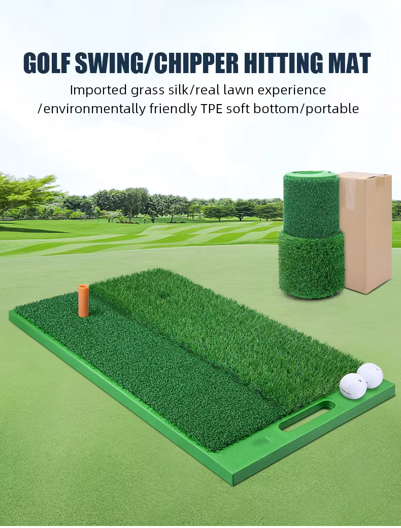 WanderS Custom Logo Golf Carpet Mat 30*60Cm Mini Golf Hitting Mats