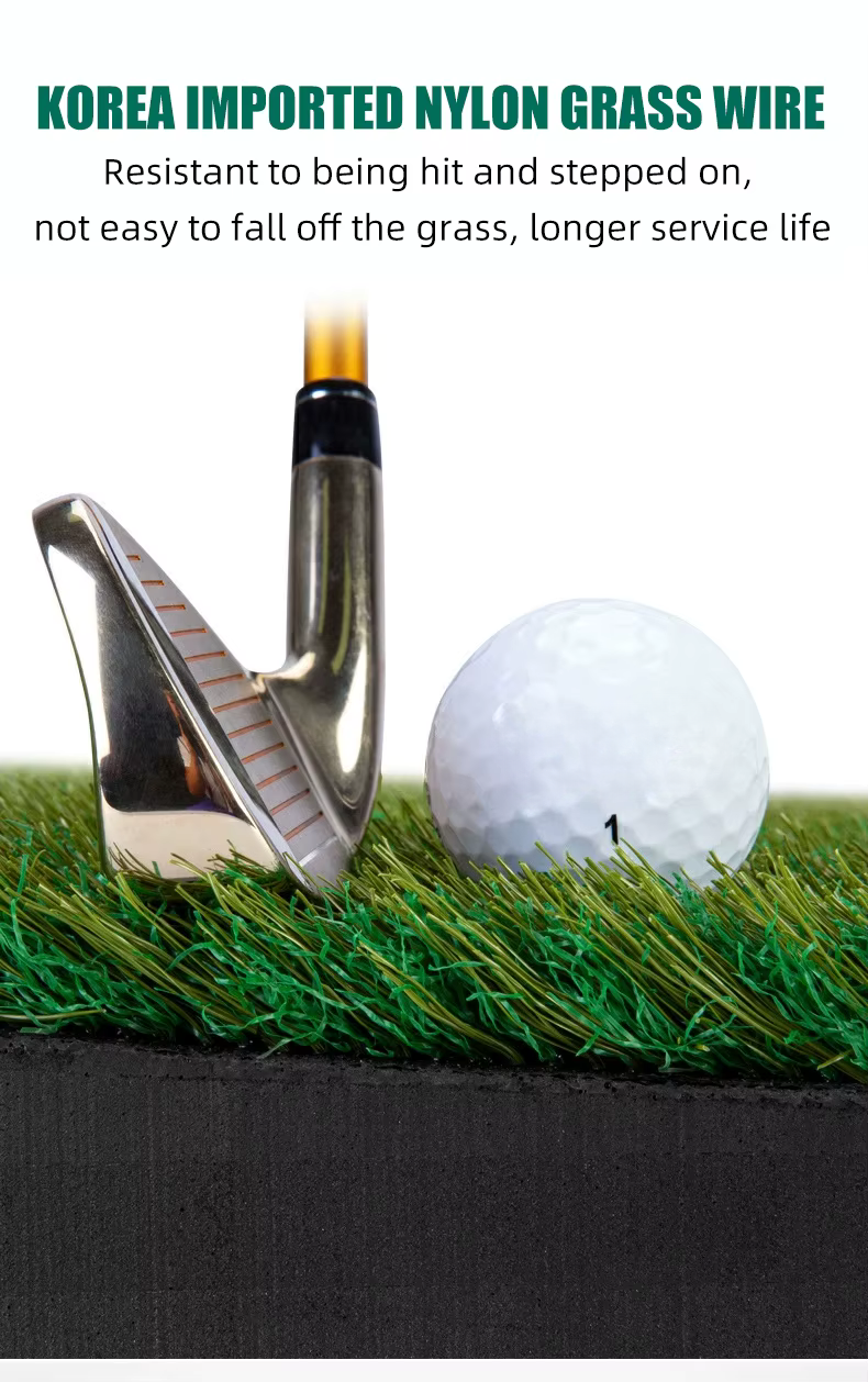 WanderS Slope Golf Swing Trainer Mat Foldable Driving Range Golf Hitting Mat