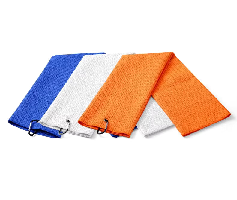 WanderS Custom Logo Microfiber Waffle Golf Towel Golf Accessories Golf Towel
