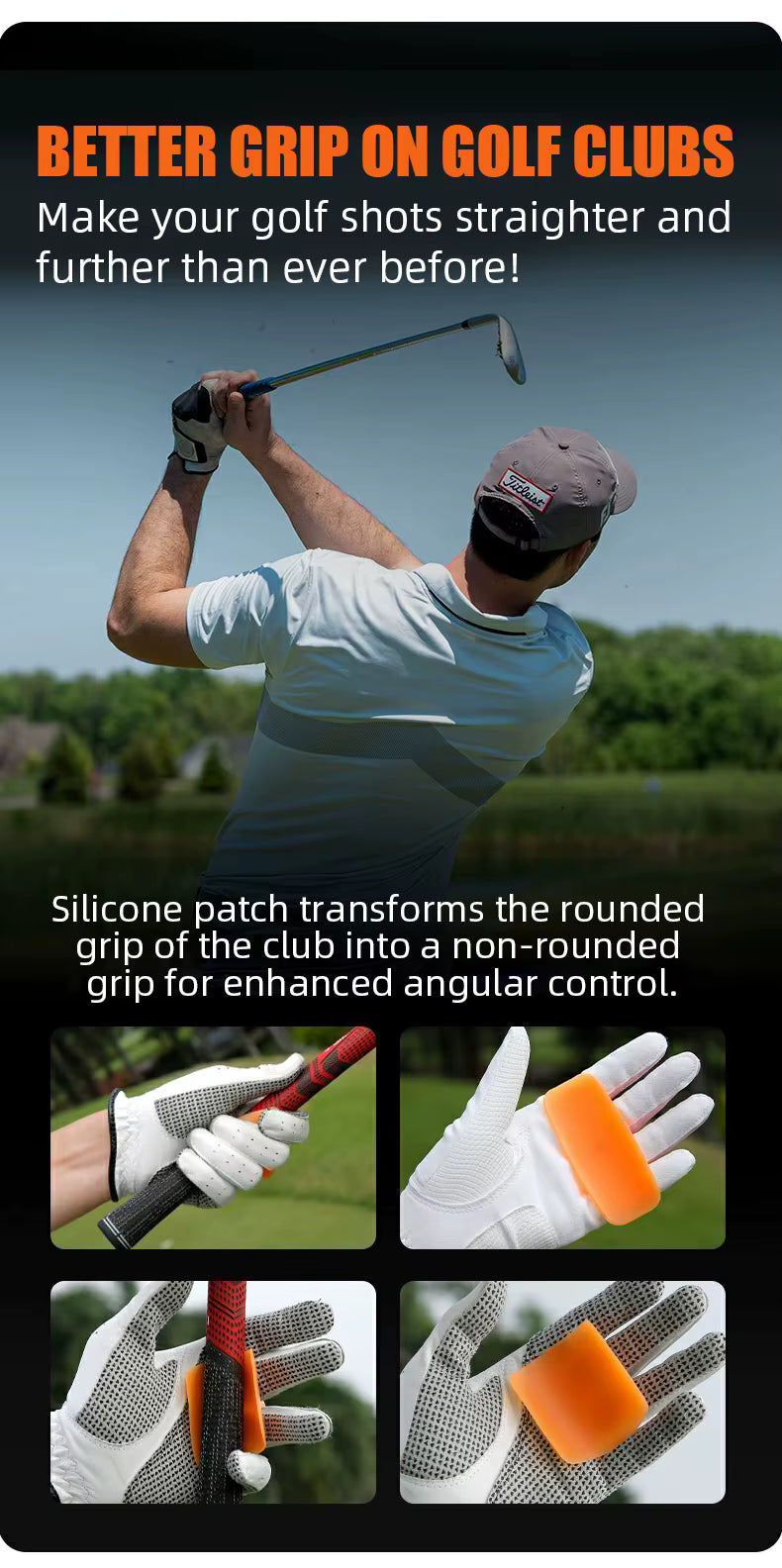 WanderS Silicone Magic Patch Golf Posture Corrector Grips Trainer Golf