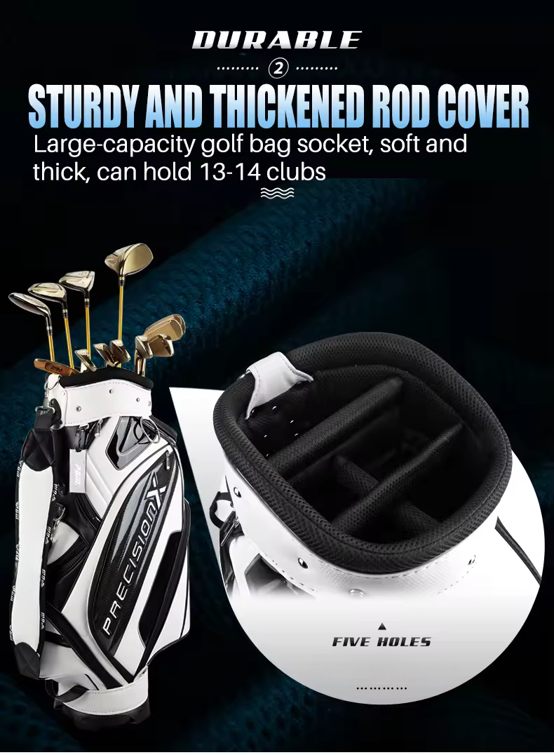 WanderS Waterproof Golf Bag Custom Pu Staff Golf Bag For Man
