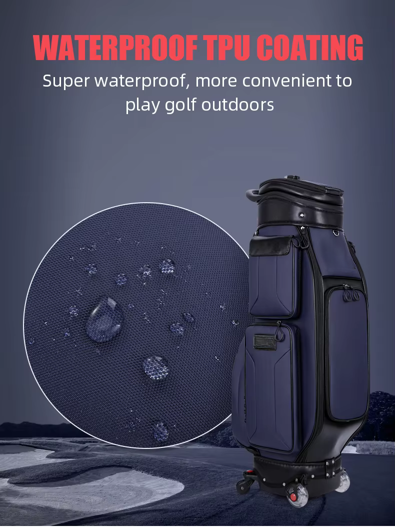 WanderS Luxury Golf Club Bag Customizable Golf Travel Bags With Wheels