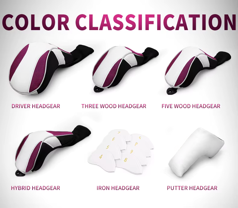 WanderS Cotton Customised Golf Club Headcovers Driver Putter Irons Headcovers