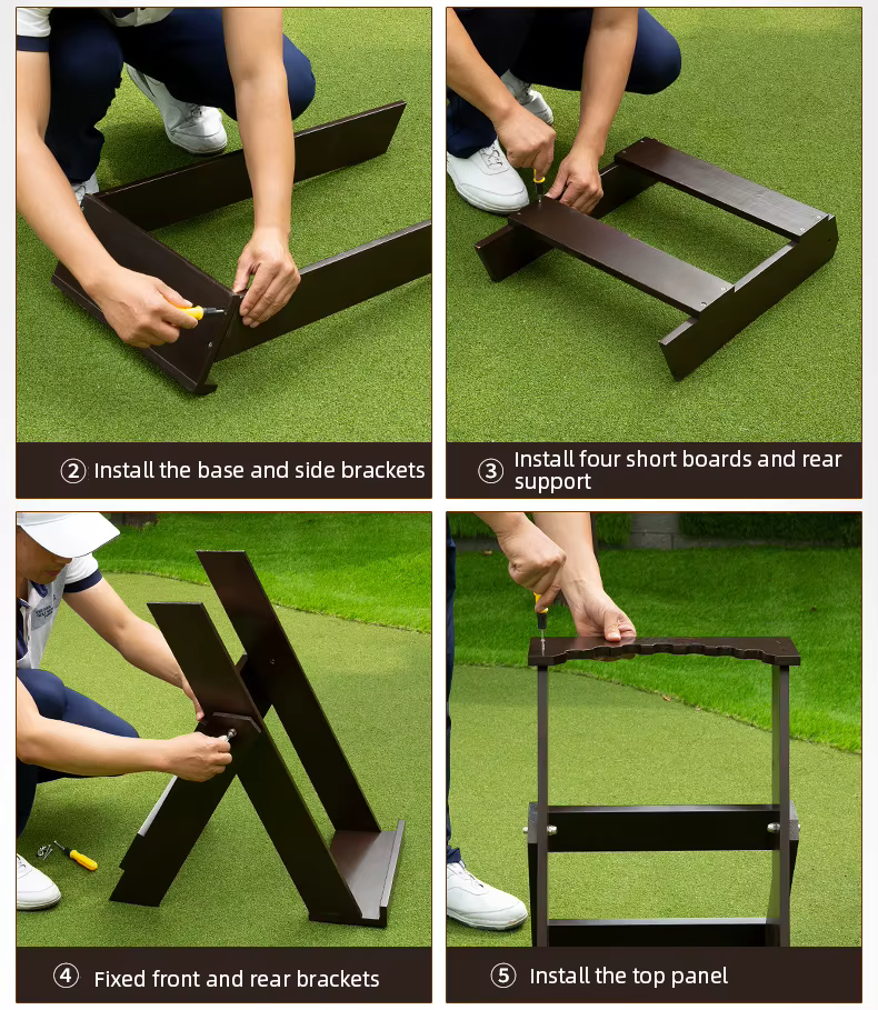 WanderS Oem Odm Golf Bag Stick Storage Display Rack Stand Golf Club Display Rack