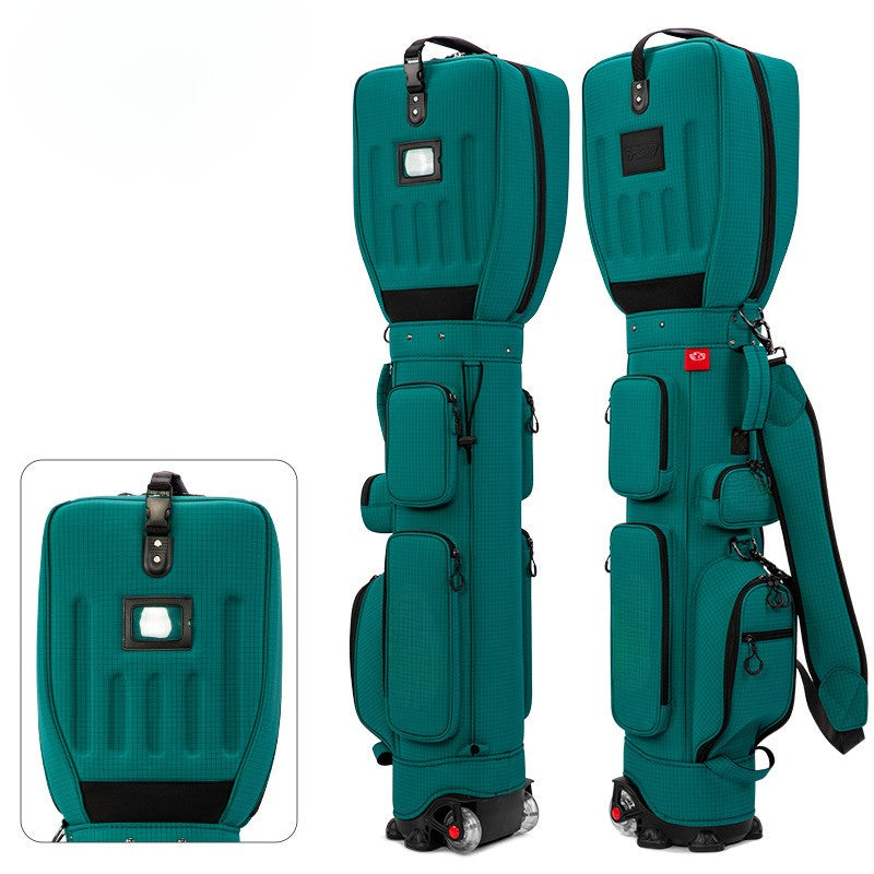 WanderS Golf Men And Women's Aviation Bag 3D Hardened Golf Bag Cap With Pulley