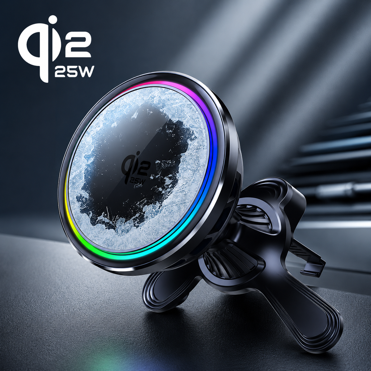 WanderS Semiconductor Cooled Car Wireless Charger Qi2 15W & Qi2 25W