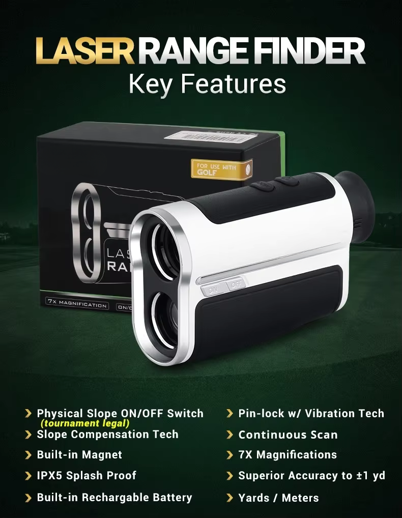 WanderS Longer Measurement Distance Slope On Off 2020 New Design Golf Laser Range Finder 600/1300Yard
