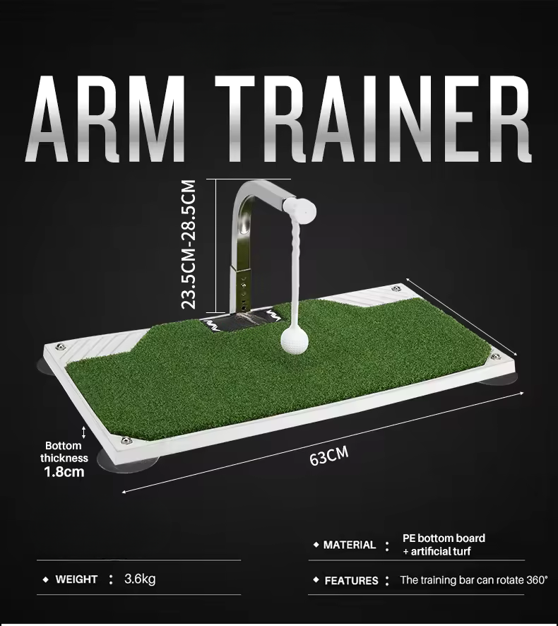 WanderS Golf Swing Trainer 360 Rotation Golf Swing Mat Practice Trainer by WanderS