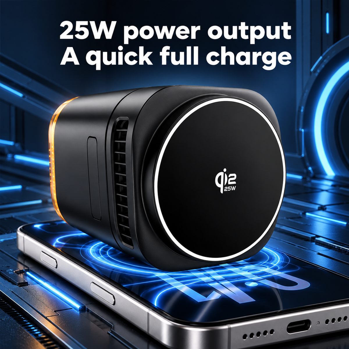 WanderS 4-in-1 Qi2.2 25W Cooling Wireless Charger