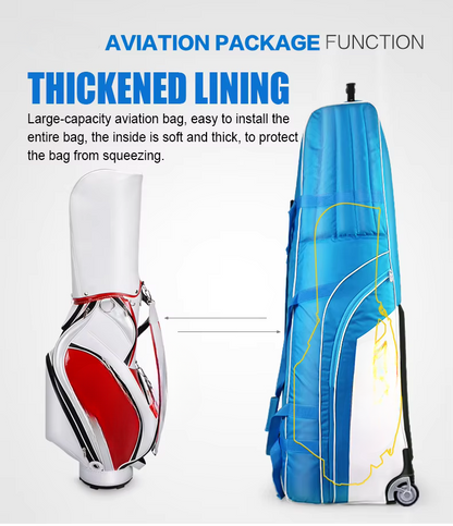 WanderS Soft-Sided Golf Bag Travel Case Flight Waterproof Light Weight Golf Travel Bag