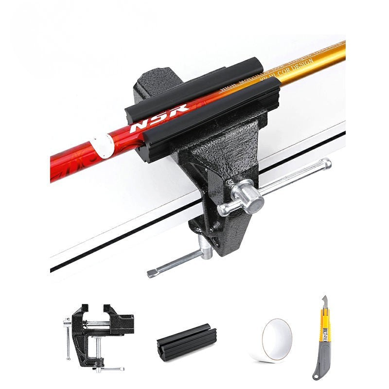 WanderS Golf Club Quick Shaft Clamp Regrip Vise Tool Set Golf Club Grip Station Golf Grip Tool