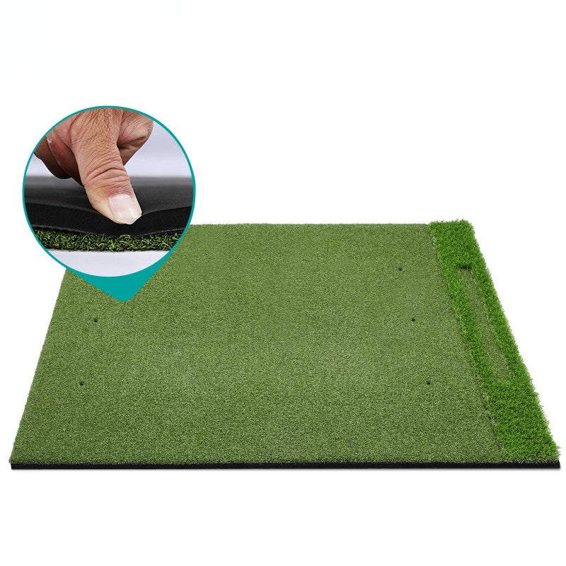 WanderS Indoor Golf Hitting Mat Double Grass Practice Hitting Mat Practice Net Set Carpet Home Training Ball Mat by WanderS