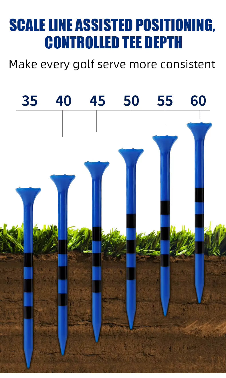 WanderS  Durable 83Mm Golf Plastic Practice Golf Cup Tees Custom Golf Tees With Height Marker