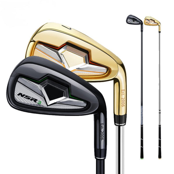 WanderS Professional Men Stainless Steel Graphite Head Black Gold Golf Iron by WanderS