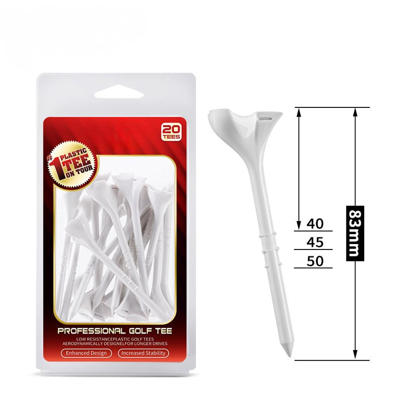 WanderS Custom Logo Packaging Plastic Golf Tees Durable Tilt 10 Degree 83Mm Oblique Golf Tees by WanderS
