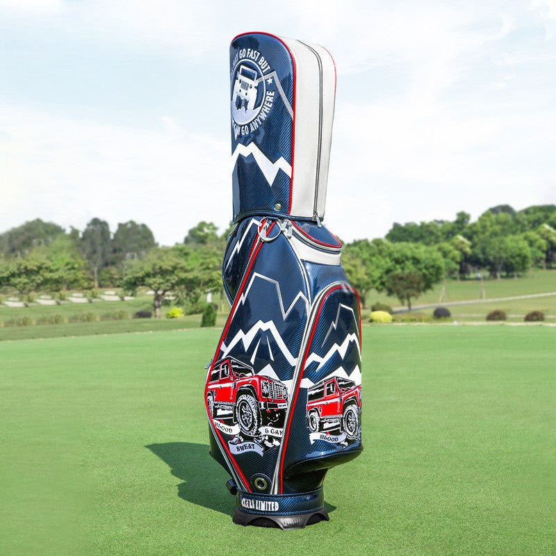WanderS Golf Bag Manufacturer Custom Logo Pu Leather Golf Bag Waterproof Golf