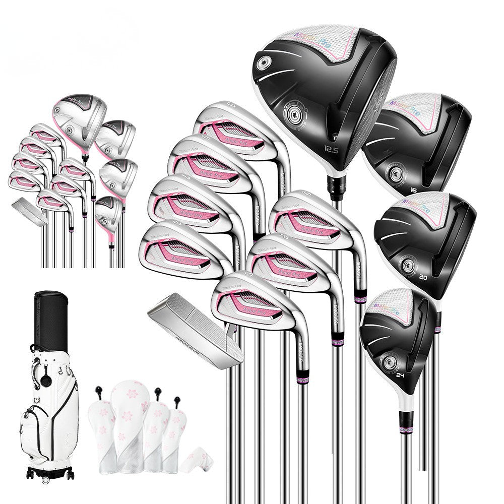 WanderS Women Golf Clubs Complete Set Pink Full Golf Club Set With Bag by WanderS