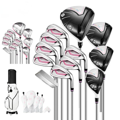 WanderS Women Golf Clubs Complete Set Pink Full Golf Club Set With Bag by WanderS