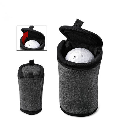 WanderS Grey Golf Ball Storage Bag Magnetic Suction Mini Pouch Golf Balls Bag by WanderS