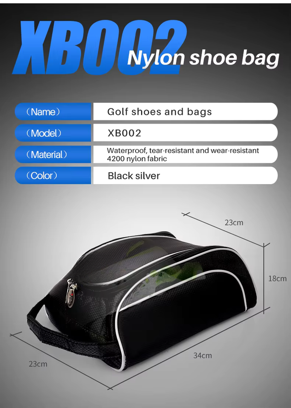 WanderS Nylon Breathable Golf Shoe Bags For Men And Women by WanderS