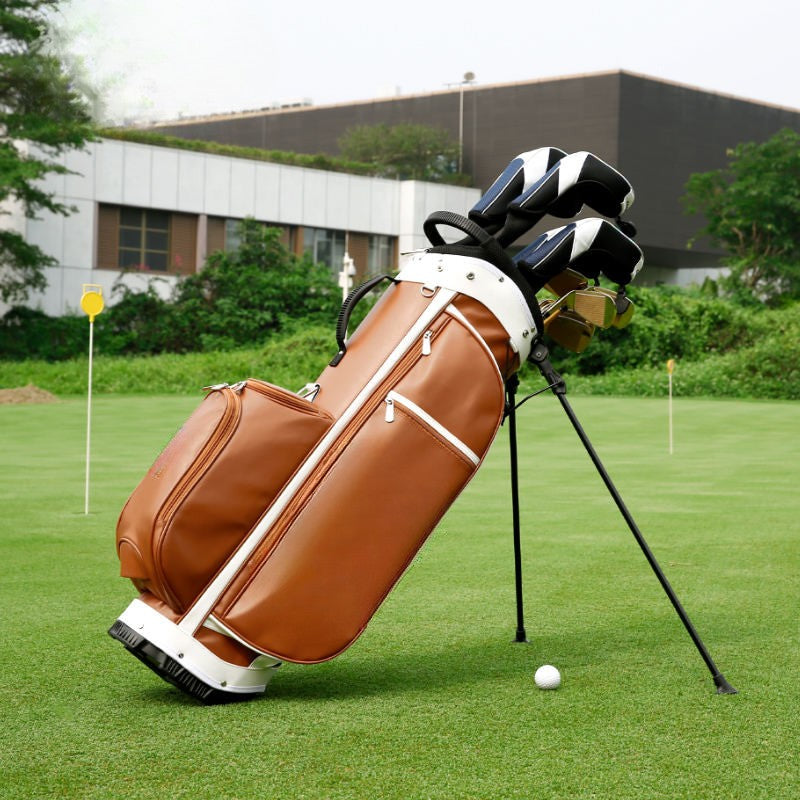 WanderS Custom Logo Golf Stand Bag Microfiber Leather Waterproof Golf Bags by WanderS
