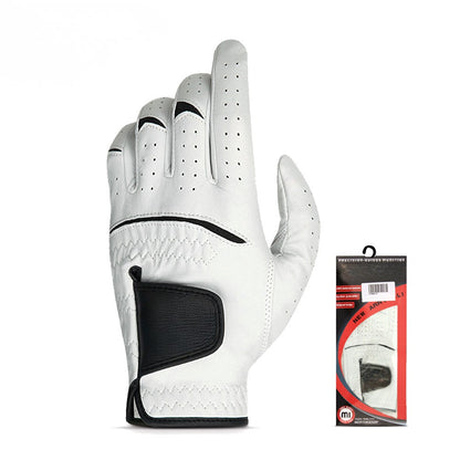 WanderS Men Golf Mitten Sheepskin Leather Mitten Anti-Slip Golf Mitten by WanderS
