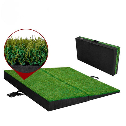 WanderS Slope Golf Swing Trainer Mat Foldable Driving Range Golf Hitting Mat by WanderS