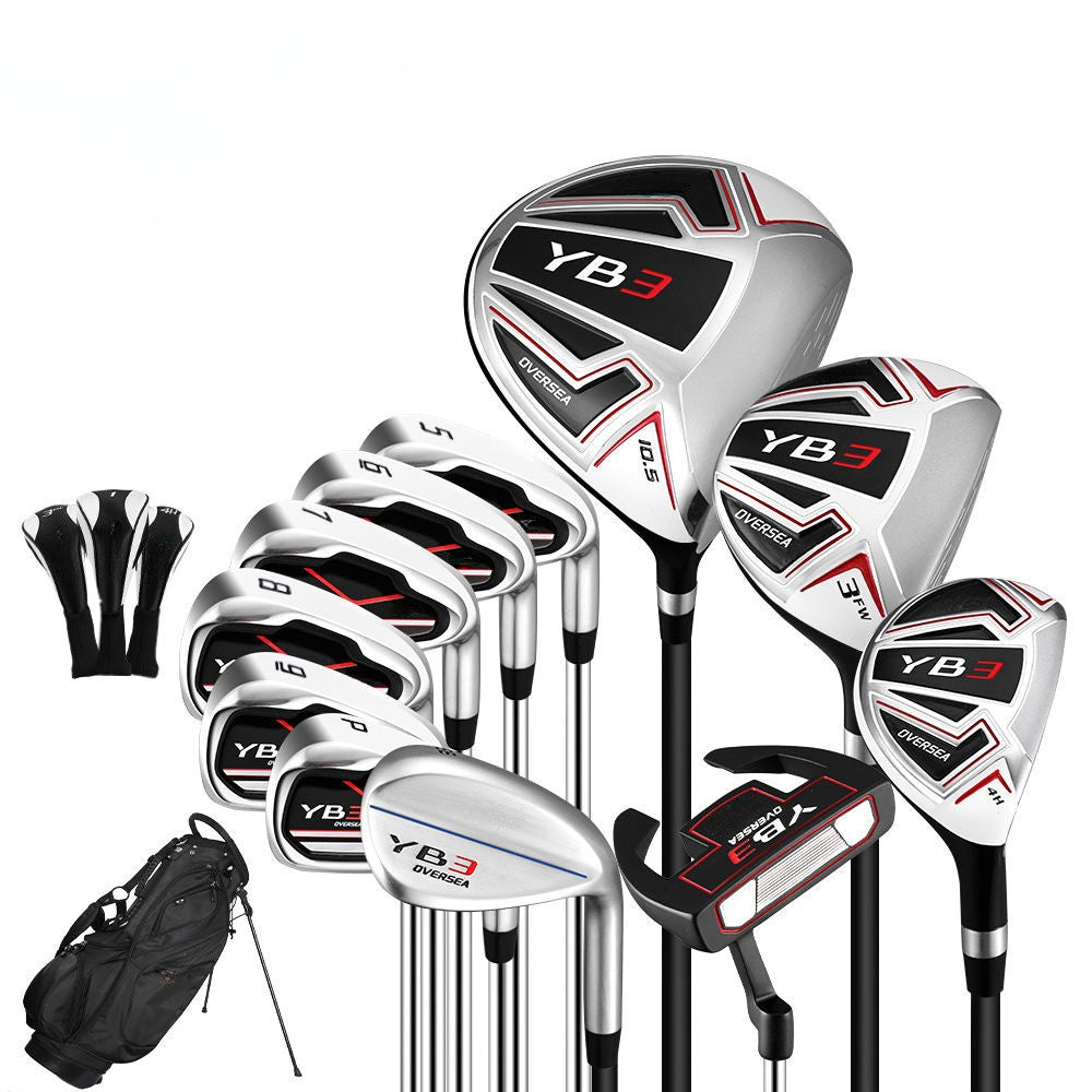 WanderS 11Pcs Men Golf Clubs Complete Set Beginner Full Set Golf Clubs For Men