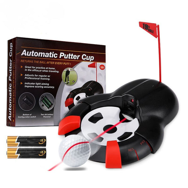 WanderS Adjustable Golf Putting Cup Laser Aiming Practice Ball Returner Mini Golf Hole Cup