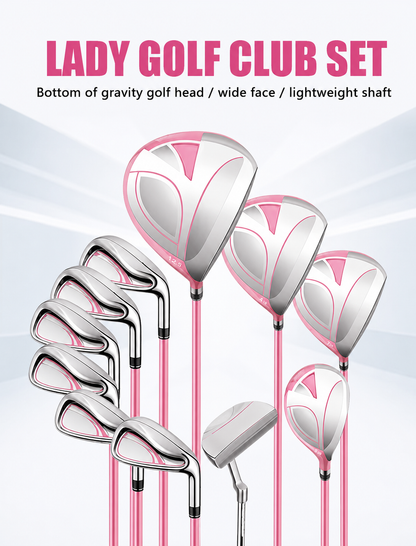 WanderS Brand Golf Club Complete Set Ladies Custom Golf Clubs Set For Women