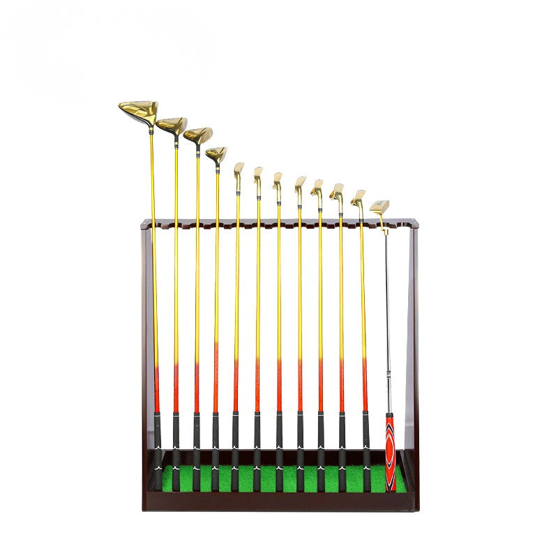 WanderS Solid Wood Golf Club Storage Display Rack 13 Hole Golf Club Rack by WanderS