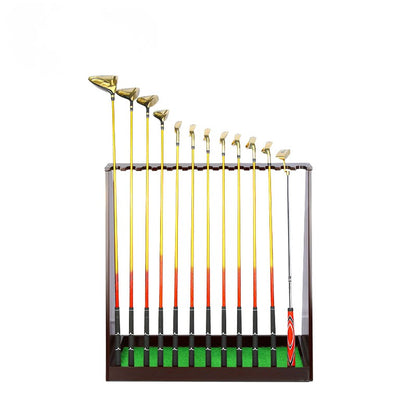 WanderS Solid Wood Golf Club Storage Display Rack 13 Hole Golf Club Rack by WanderS
