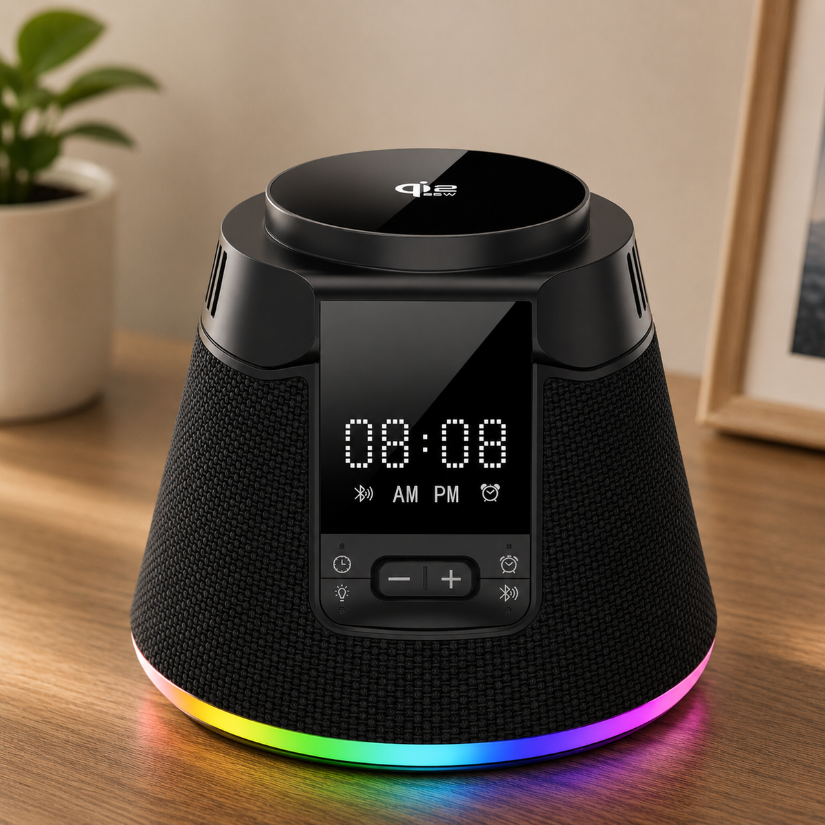 WanderS 5-in-1 Qi2.2 25W Bluetooth Speaker Cooling Wireless Charger