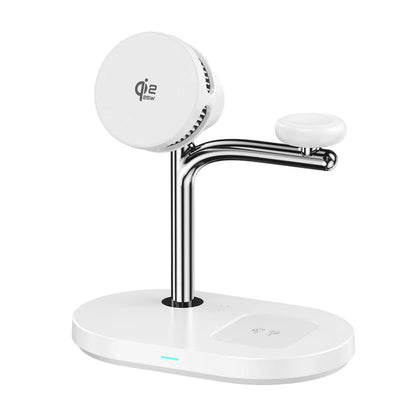 WanderS 3-in-1 Qi2.2 25W Cooling Magnetic Wireless Charger