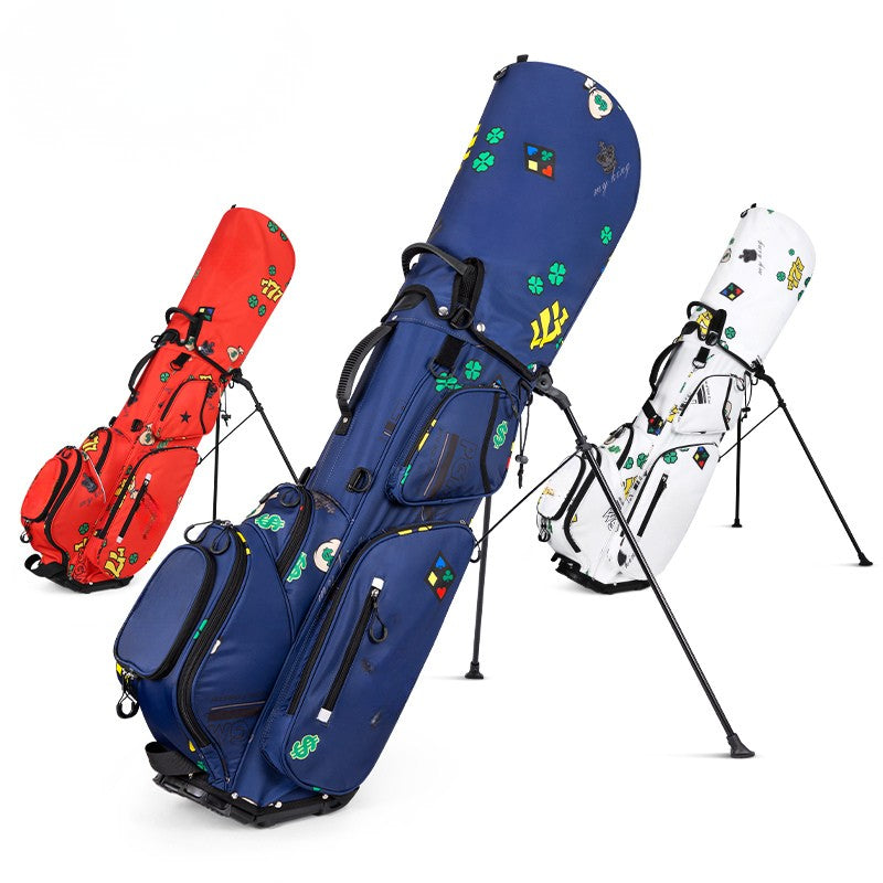 WanderS Customised Logo Golf Bags Nylon Waterproof Fully Custom Golf Bag by WanderS