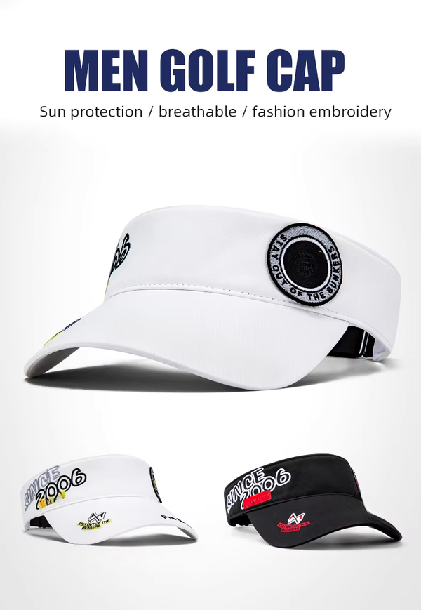 WanderS Embroidery Sport Baseball Golf Caps Hats Breathable Golf Caps For Men by WanderS