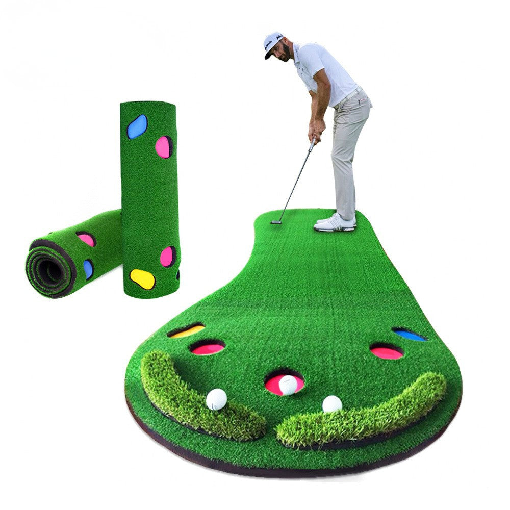 WanderS Indoor And Outdoor Floor Nylon Artificial Grass Turf Mat Practice Golf Putting Mat Training Golf Mat by WanderS
