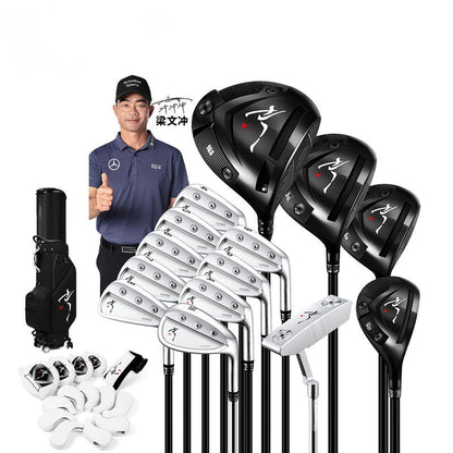 WanderS Custom Golf Clubs Complete Set Black Men 14Pcs Full Set Golf Clubs