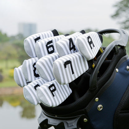 WanderS Golf Club Head Cover Knitted Iron Club Set Thick Plush 10 Packs With Numbers For Men And Women by WanderS
