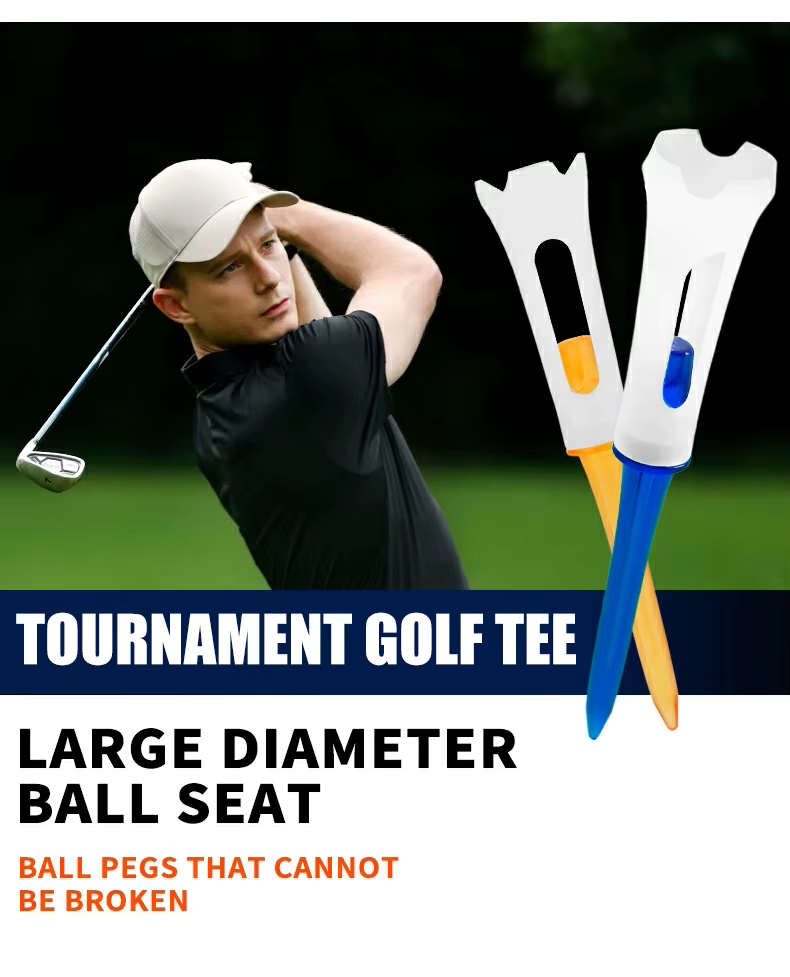 WanderS 4 Claw Plastic Golf Tee Set 30Pcs One Box Durable Golf Tees