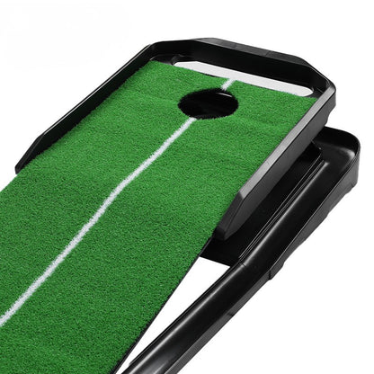 WanderS  Adjustable Golf Training Mat Indoor Practice Golf Putting Mat With Ball Return by WanderS