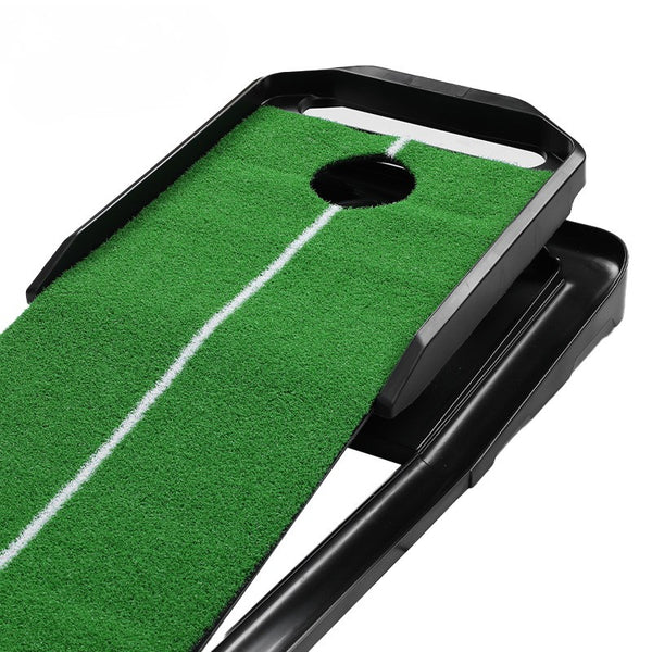 WanderS  Adjustable Golf Training Mat Indoor Practice Golf Putting Mat With Ball Return by WanderS