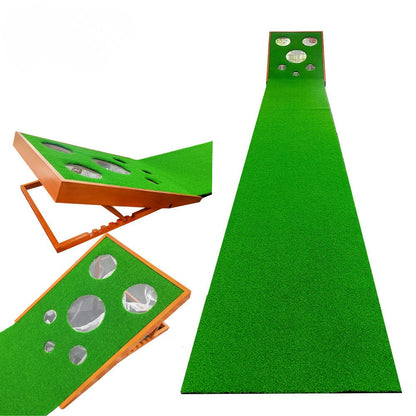 WanderS Solid Wood Mini Golf Course Indoor Custom Chipping Golf Putting Mat by WanderS