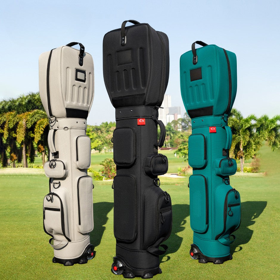 WanderS Golf Men And Women's Aviation Bag 3D Hardened Golf Bag Cap With Pulley