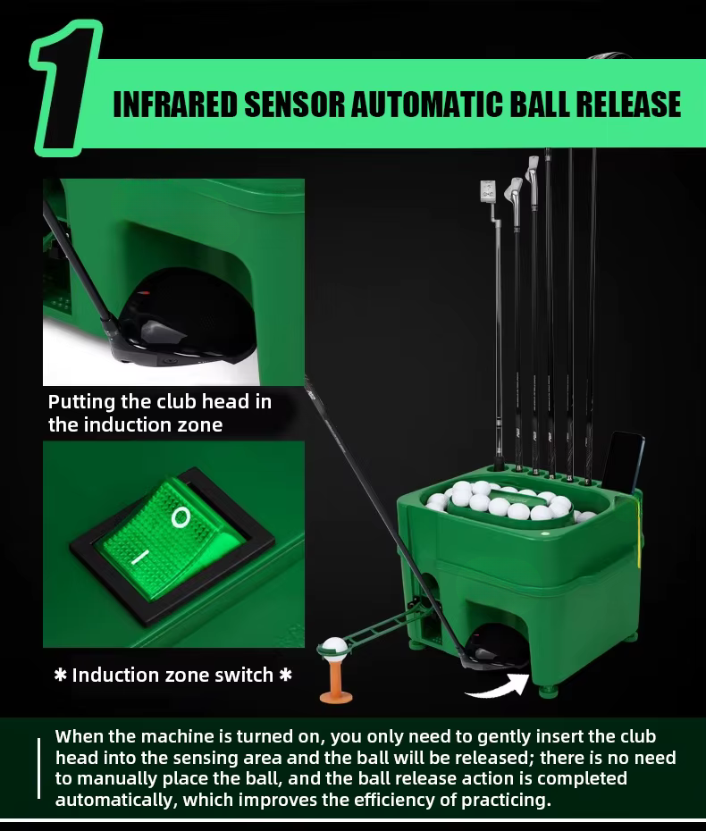 WanderS Golf Balls Automatic Driver Simulators And Golf Driving Range Teeing Machines Automatic Golf Ball Dispenser Machine