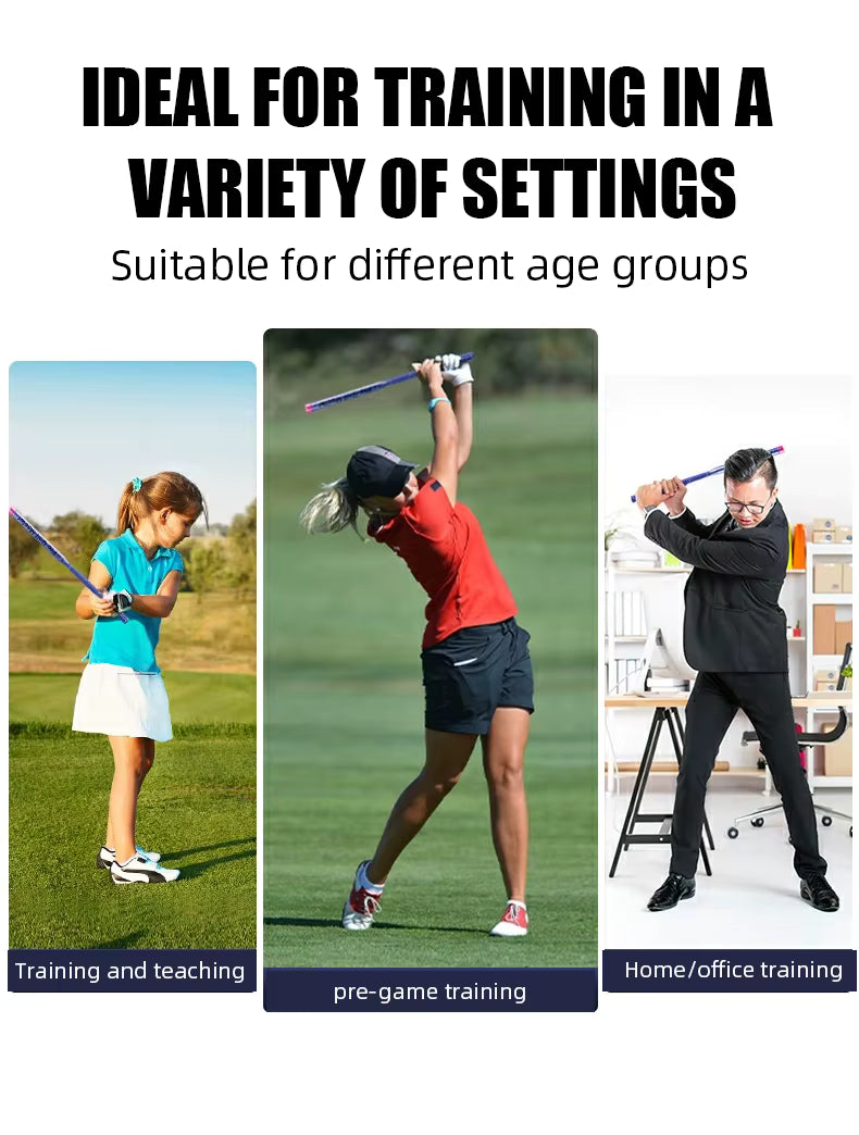 WanderS Custom Golf Portable Indoor And Outdoor Golf Swing Traine Golf Swing Practice Stick