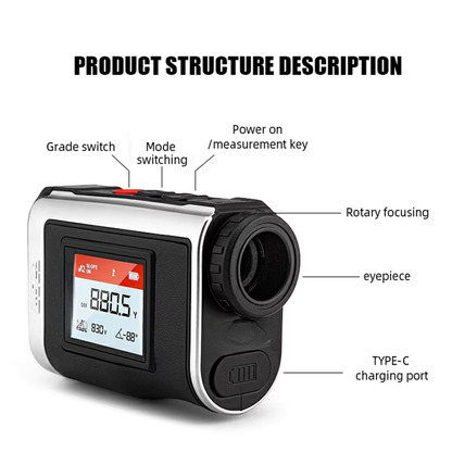 WanderS Golf Rangefinders Golf Range Finder With Flag-Lock Pin