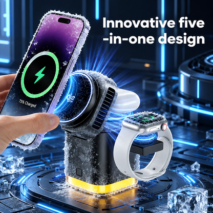 WanderS 4-in-1 Qi2.2 25W Cooling Wireless Charger